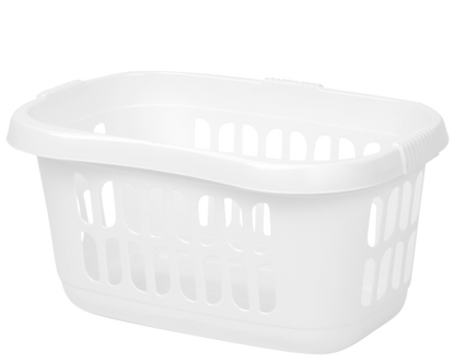 Panier à linge Casa Hipster blanc glacé