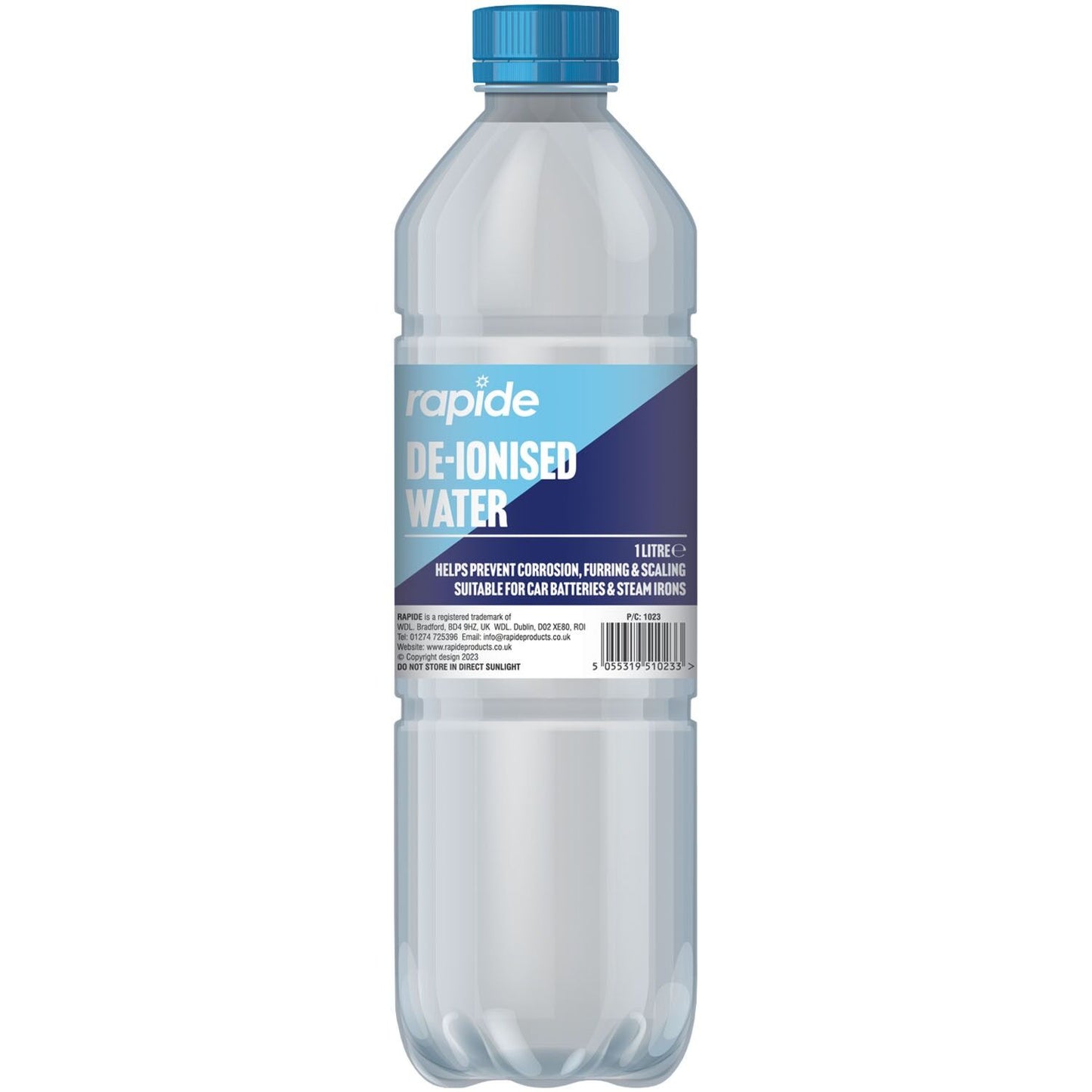 Rapide De-Ionised Water - 1 Litre