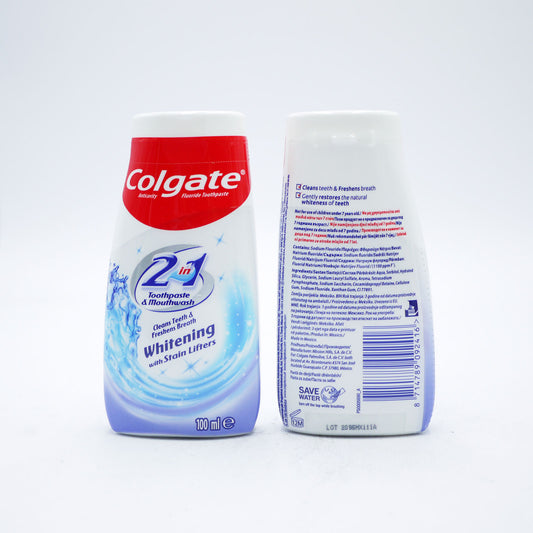 COLGATE TOOTHPASTE 2IN1 WHITENING 100ml