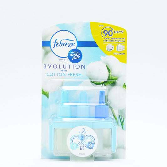 FEBREZE 3VOL PLUG REFILL COTTON 20ML