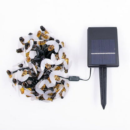 50 Solar Bee Decoration LED String Lts-WarmWhite