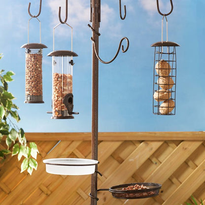 Metal Bird Feeding Station