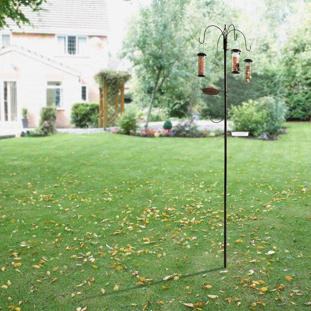 Metal Bird Feeding Station