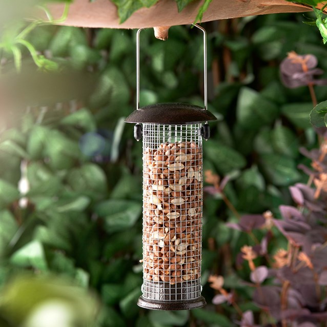 Metal Bird Feeding Station