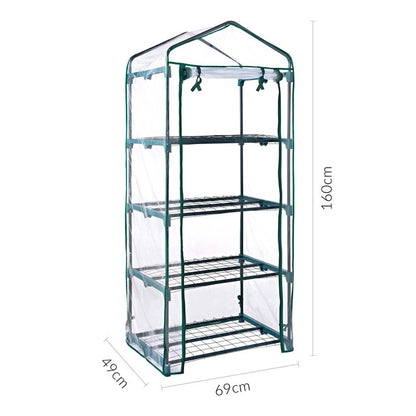 4 Tier Plastic PVC Greenhouse