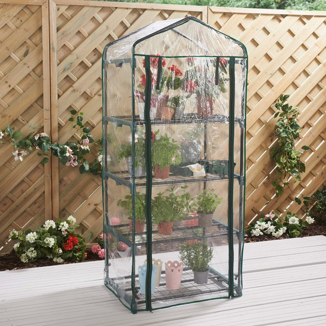 4 Tier Plastic PVC Greenhouse