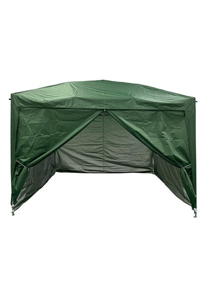 3x3m Aluminium Pop-Up Gazebo-Dark Green