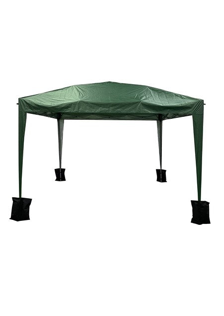 3x3m Aluminium Pop-Up Gazebo-Dark Green