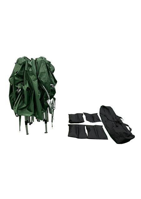 3x3m Aluminium Pop-Up Gazebo-Dark Green