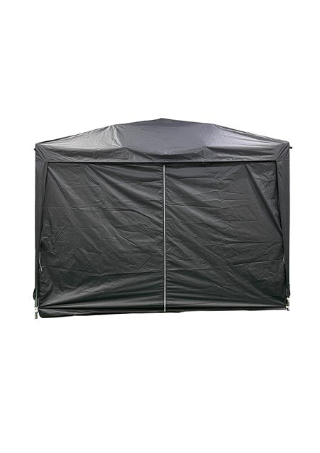 3x3m Aluminium Pop-Up Gazebo - Charcoal Grey