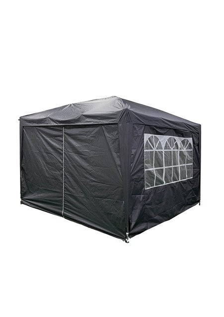 3x3m Aluminium Pop-Up Gazebo - Charcoal Grey