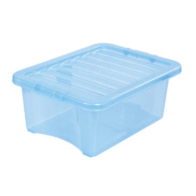 WHAM CRYSTAL 16 LTR BLUE  BOX & LID