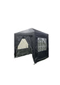 2x2m Pop Up Gazebo-Charcoal Grey