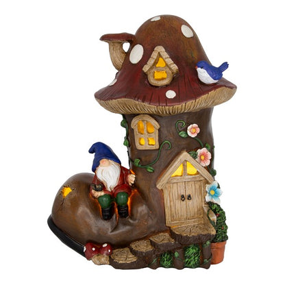 Solar Light Up Gnome House