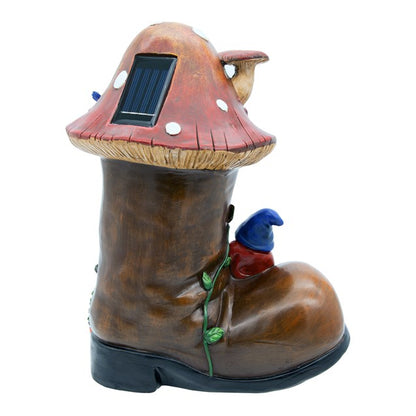 Solar Light Up Gnome House