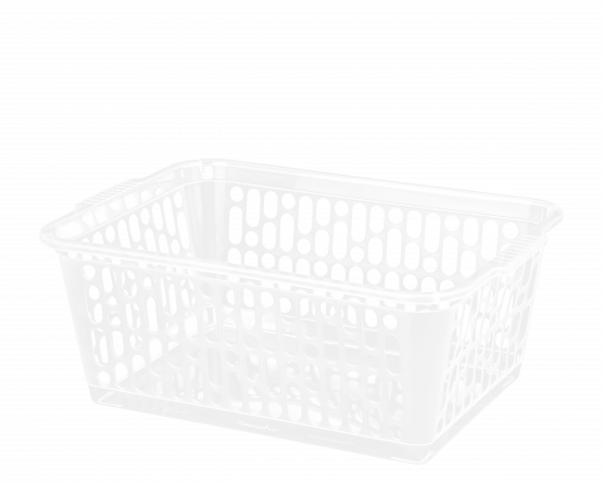 Single Large Handy Basket Clear