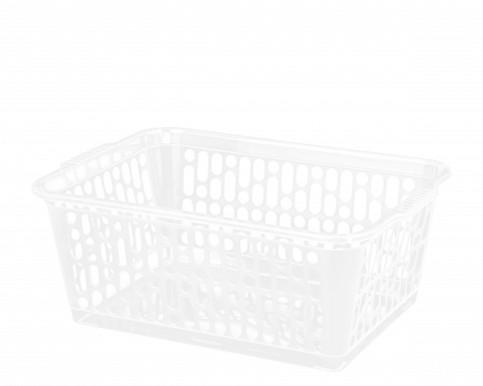 Single Large Handy Basket Clear