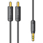 Audio Lead 3.5mm Jack to 2 RCA plugs 1.5m