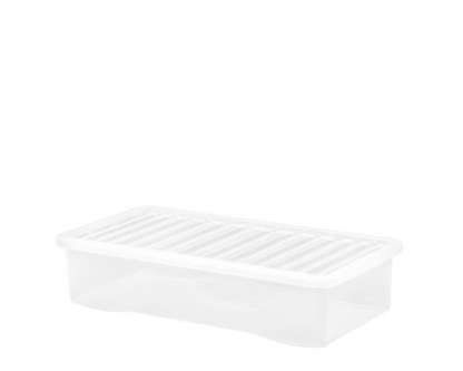 Crystal 42L U/bed Box & Lid Clear