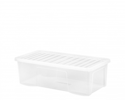 Boîte et couvercle Crystal 62L transparents