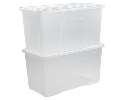 Crystal 110L Box & Lid Clear