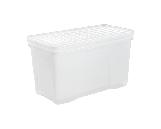 Crystal 110L Box & Lid Clear