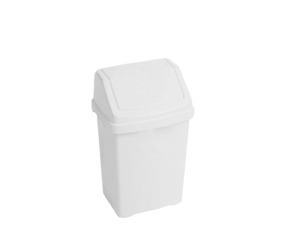 Casa 8L Swing Bin Ice White