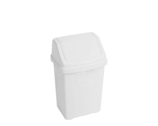 Casa 8L Swing Bin Ice White