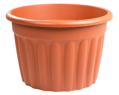 Vista 60cm Round Planter Terracotta