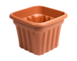 Vista 40cm Square Planter Terracotta