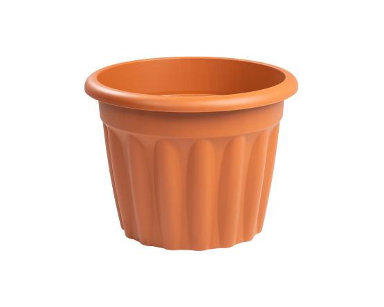 Vista 40cm Round Planter Terracotta