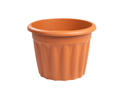 Vista 40cm Round Planter Terracotta