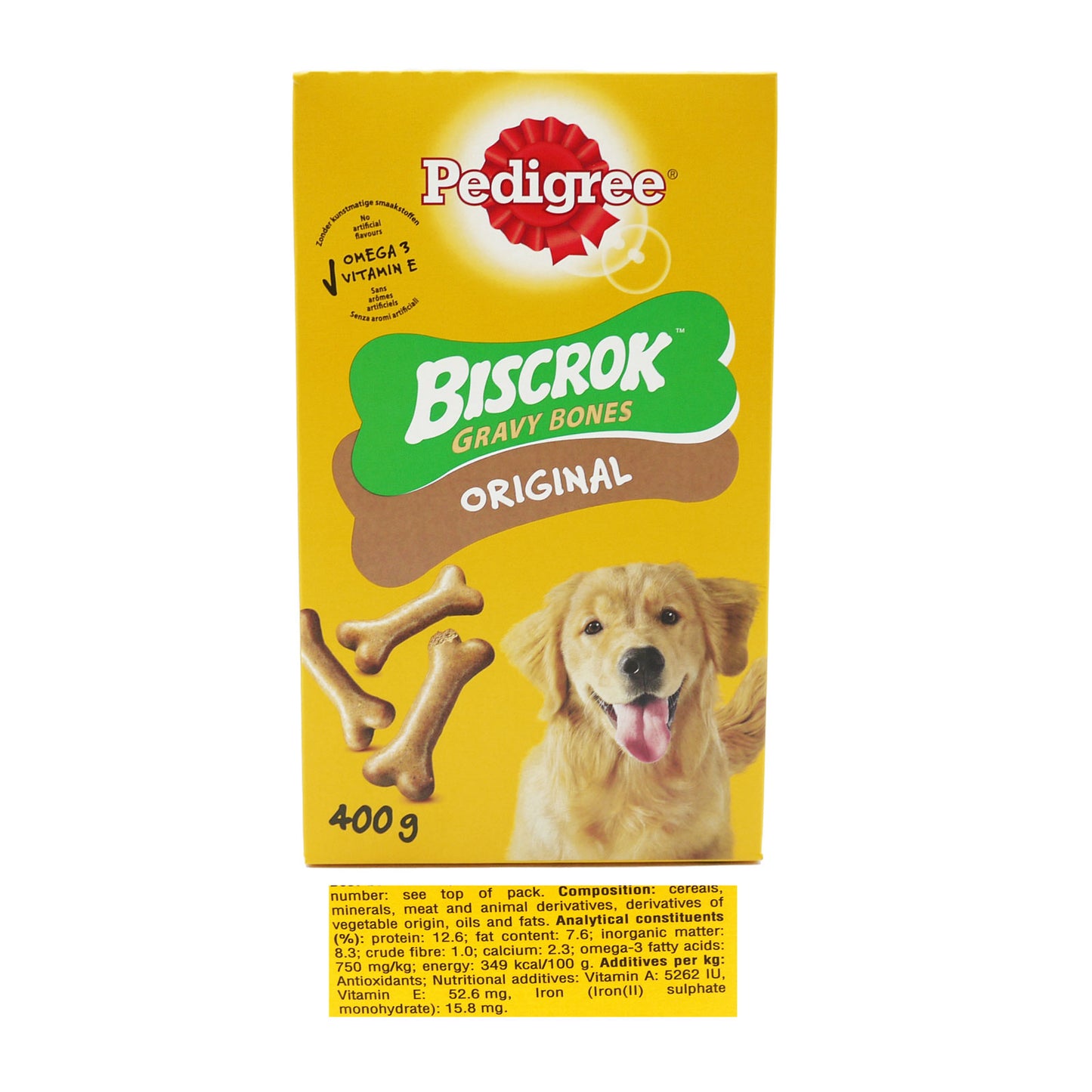 PEDIGREE BISCROK GRAVY BONES 400GM