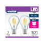 11w = 100w = 1520 lumens - Filament LED - A70 GLS - BC - Clear - Cool White - 2 pk box