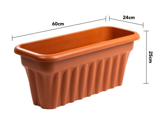 Vista 60cm Trough Terracotta