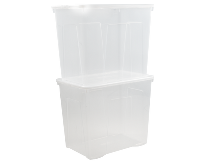 Boîte et couvercle Crystal 160L transparent