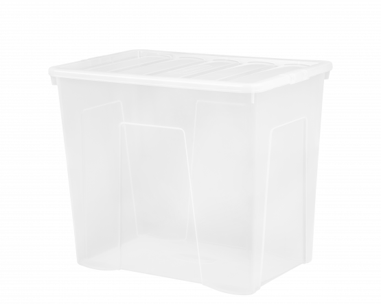 Boîte et couvercle Crystal 160L transparent