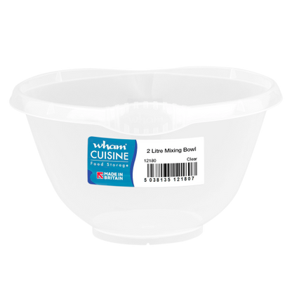 Cuisine 2L Mixing Bowl Clear