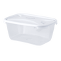 Cuisine 2L Rect Food Box & Lid Clear/Ice White