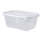 Cuisine 6L Rect Food Box & Lid Clear/Ice White