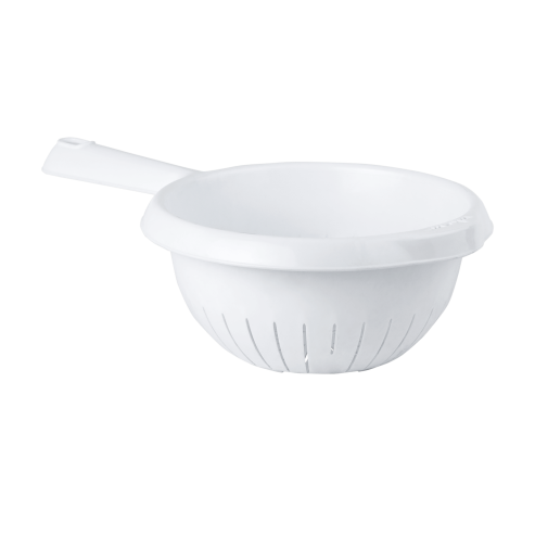 Cuisine 20cm Handled Colander/Sieve Ice White