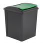 Recycle It 50L Bin & Lid Graphite/Gen. Green