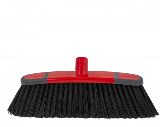 Wham Klean Soft Inclined Broom Head Red/Grey