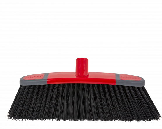 Wham® Klean Stiff Inclined Broom Head Red/Grey