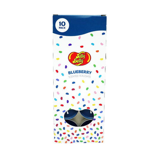 Pack Of 10 Jelly Belly Tea Lights Blueberry