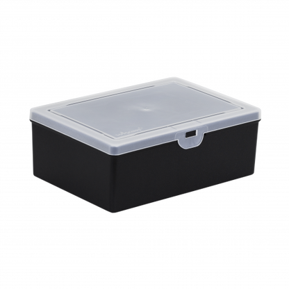 Organiser 2.02 19cm Box Deep Recycle Black/Clear