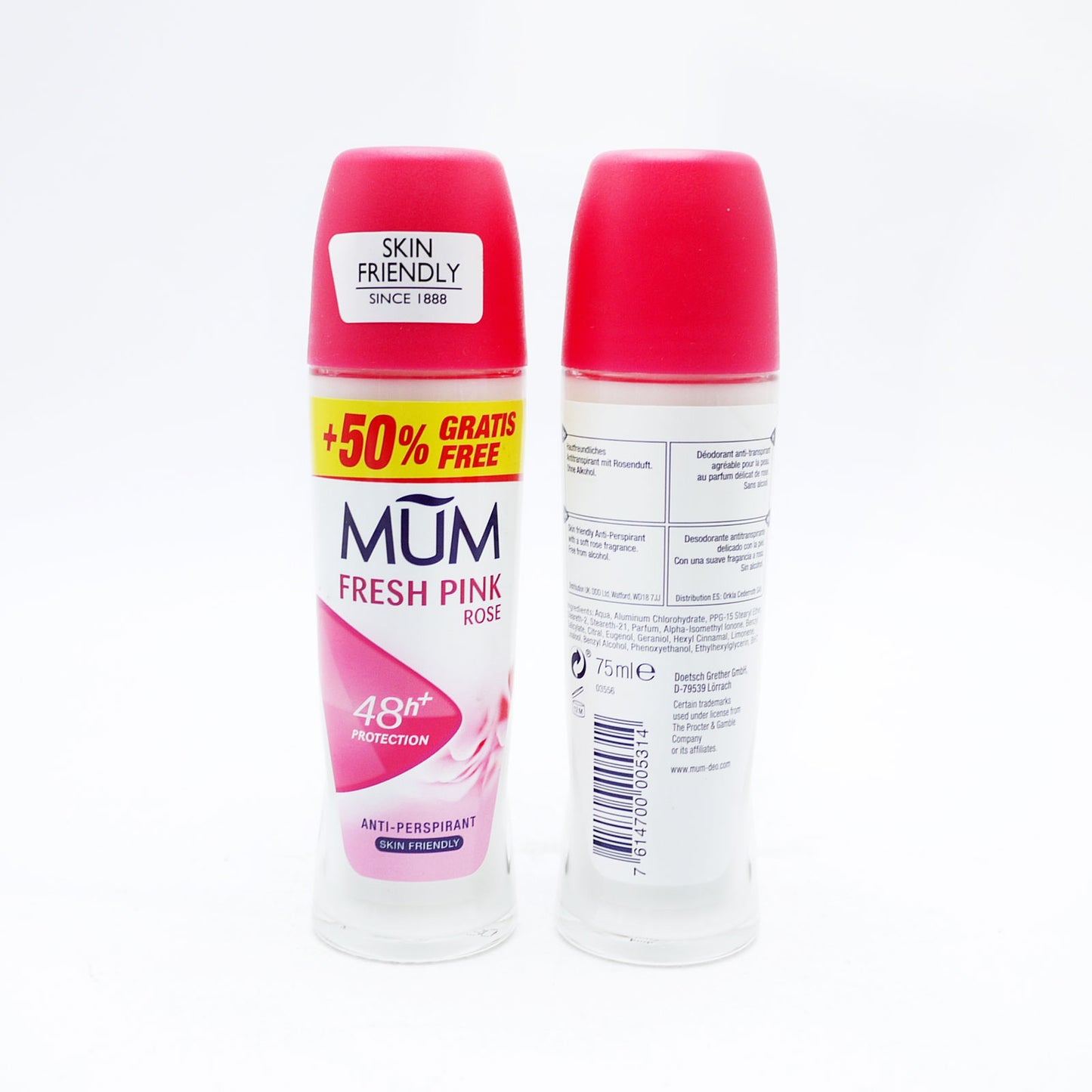 MUM ROLL ON FRESH PINK ROSE 75ml