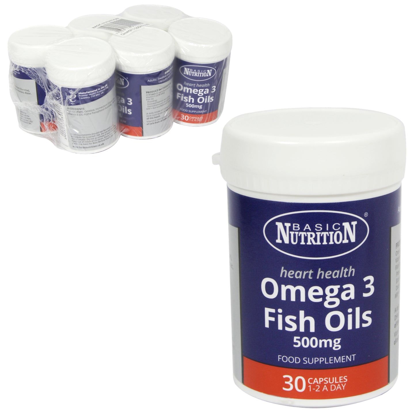 Basic Nutrition Omega 3 Fish Oil 1000mg 30's