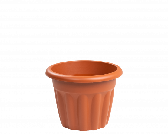 Vista 33cm Round Planter Terracotta