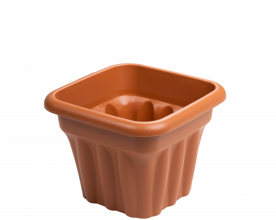 Vista 33cm Square Planter Terracotta